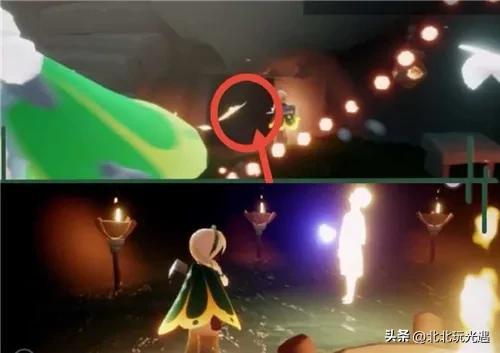 光遇雨林18个小金人位置(光遇雨林入口星星石头)插图21