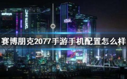 赛博朋克2077手游手机配置怎么样(赛博朋克2077游戏背景)