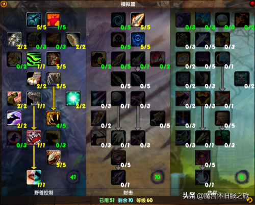 tbc兽王猎天赋(wow335射击猎人天赋)插图