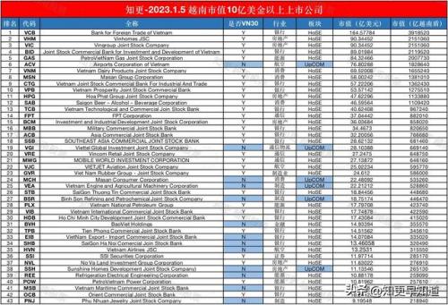 越南股市平台排名前十(越南股市行情网页)插图