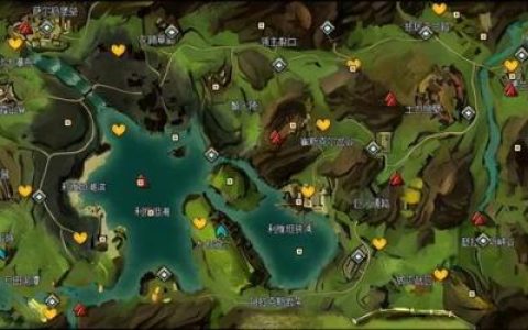 凯席斯山地图(凯席斯山探索点分布图)
