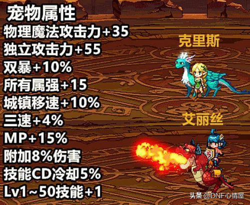 dnf回归宠物怎么变永久(新晋回归特别宠物属性)插图2