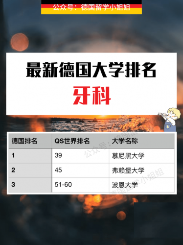 德国牙医高校排名前十(德国口腔医学怎么样)插图