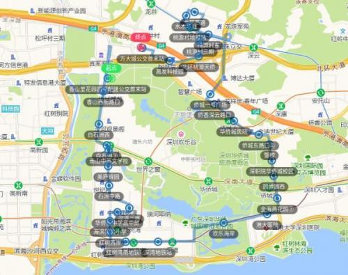 深圳市公交车(深圳m456公交车路线)插图1