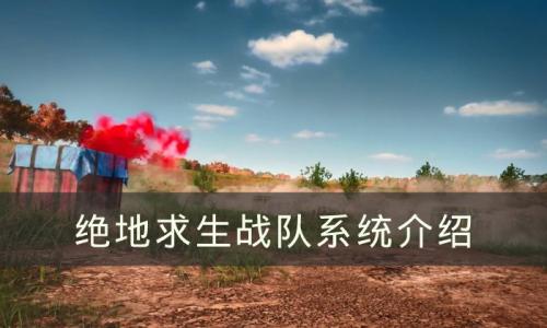 绝地求生战队系统怎么样(绝地求生战队有什么用)插图