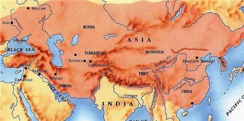 成吉思汗打的天下地图(蒙古地图全图高清版大图)插图1