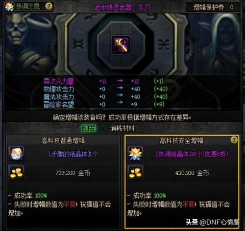 dnf武器增幅11会碎吗(现在增幅11装备会碎吗)插图2