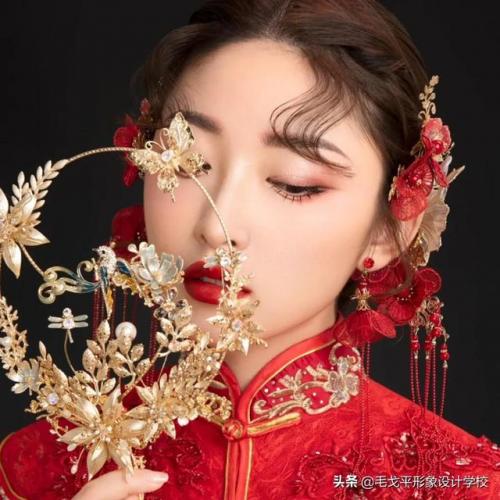 中式新娘发型图片(十二种仙女发型)插图1