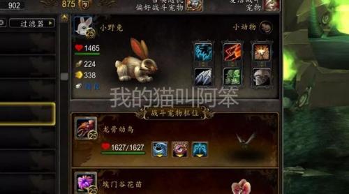 魔兽世界战斗宠物汇总(魔兽世界8.2猎人宠物)插图4