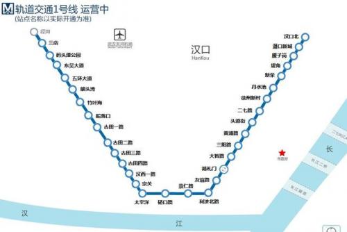武汉地铁线路(武汉地铁招聘1500人)插图1