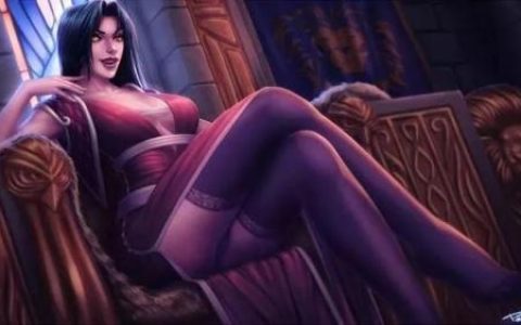 黑龙公主奥妮克希亚图片(拿弓箭的白头发女精灵是谁)