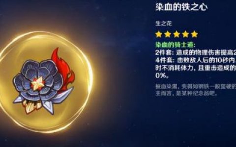 染血骑士套装适合谁(原神入门基础知识)