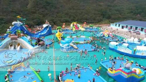 水上乐园滑梯(水上乐园水上游乐设备厂家)插图
