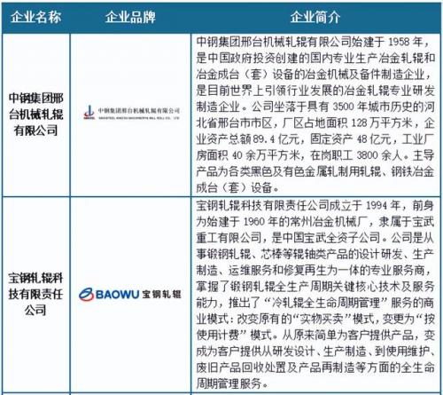 全球轧辊产量排名前十(轧辊厂家大全)插图6