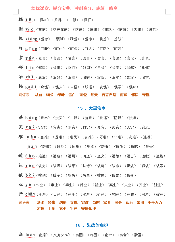 小学二年级睛的组词(睛开头的词语2个字)插图9