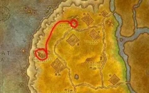 荒芜之地采矿路线图(魔兽世界联盟采矿1到300)