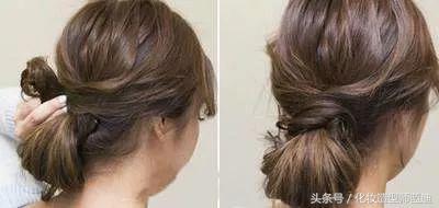 花苞头扎法步骤(盘发图解)插图4