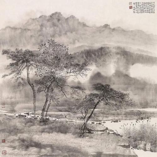 山水画家(郭金彪老师山水画)插图21
