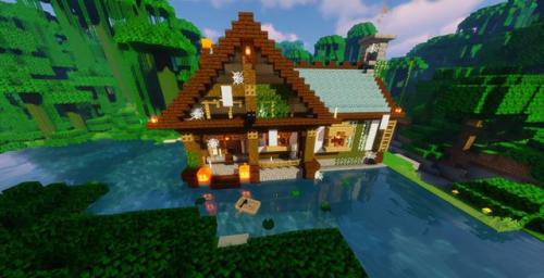 我的世界女巫小屋建造(我的世界丛林神庙)插图17