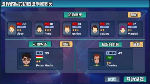 电竞俱乐部乙级联赛初始选手随机模板介绍(乙级联赛直播)插图