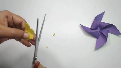 风车的做法(风车手工做法)插图6