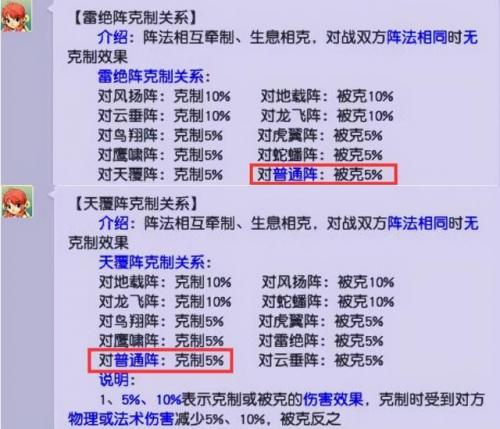 雷绝阵和天覆阵(梦幻各种阵法加成)插图1