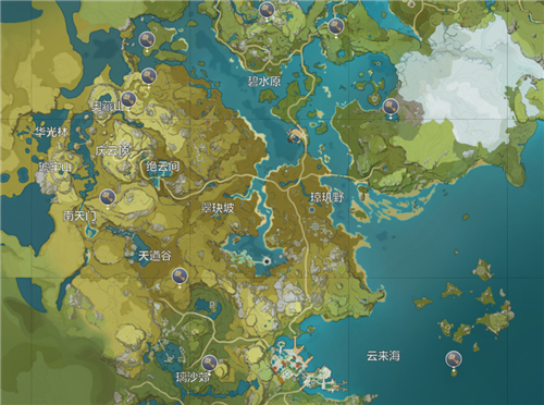 原神璃月地灵龛最新位置分布图一览(原神地灵龛位置图璃月)插图