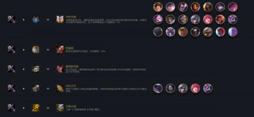 云顶之弈10.25装备合成图：10.25版本装备合成公式(云顶之弈装备合成图表最新)插图1