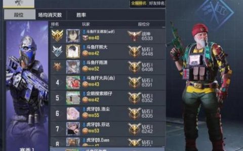使命召唤强者排名前十(使命召唤手游最强玩家)