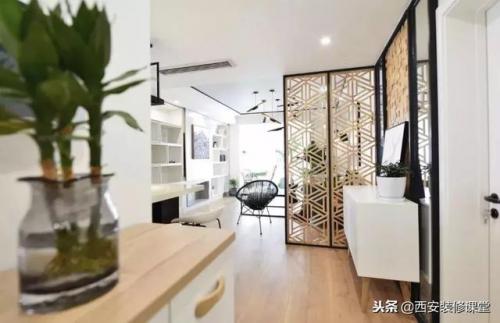 屏风隔断效果图(好看的屏风隔断图片)插图15