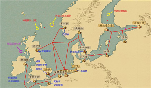 梦回大航海神秘舰队位置一览(梦回大航海分舰队有什么用)插图
