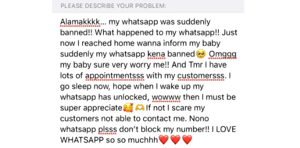 WhatsApp账号被封禁怎么解决(嘀嗒封禁后怎样解封)插图1