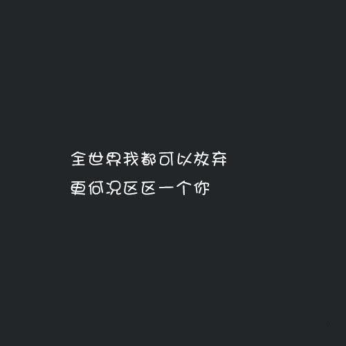 全世界我都可以放弃(爱你我放弃了全世界时婳)插图