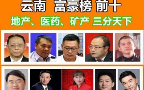云南富豪排行榜2014(云南文山十大富豪)