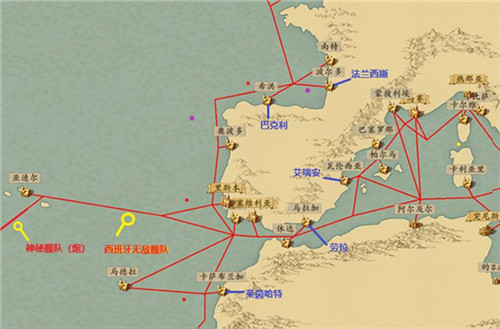 梦回大航海神秘舰队位置一览(梦回大航海分舰队有什么用)插图1