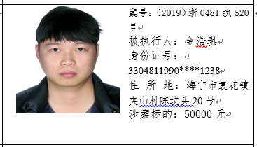 海宁老赖排行榜(海宁市失信人员名单)插图7