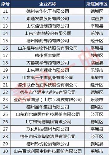 德州蛋白企业排名前十(德州公司排名)插图4