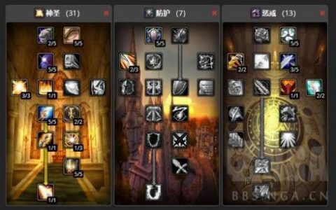 魔兽世界80级骑士天赋(80级天赋加点顺序)