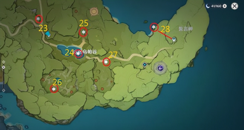 风神瞳131个详细位置及拿法(原神的风神瞳布置图)插图3