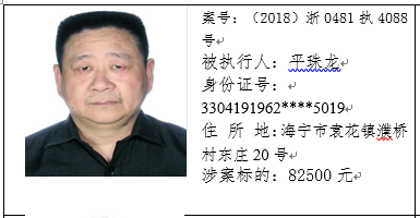 海宁老赖排行榜(海宁市失信人员名单)插图
