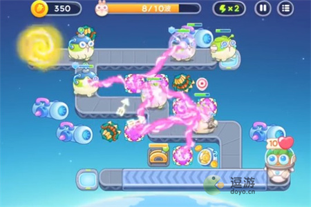 保卫萝卜4太空穿越第44关通关攻略(保卫萝卜2第39关攻略)插图1