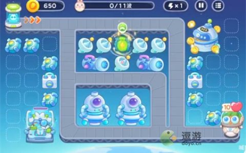 保卫萝卜4太空穿越第45集通关流程(保卫萝卜2攻略133)