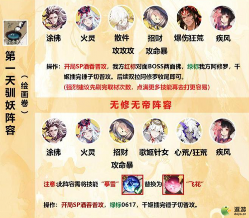 阴阳师SP花鸟卷活动阵容推荐(阴阳师花鸟卷御魂搭配2020)插图2