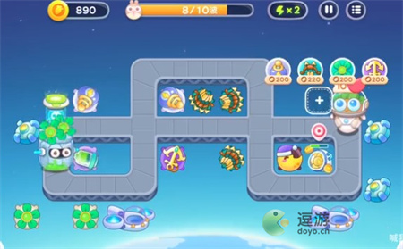 保卫萝卜4太空穿越第46集攻略分享(保卫萝卜2第44关攻略水晶萝卜)插图1