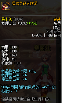 dnf天启者毕业装备(dnf各职业100级毕业装备排名)插图4