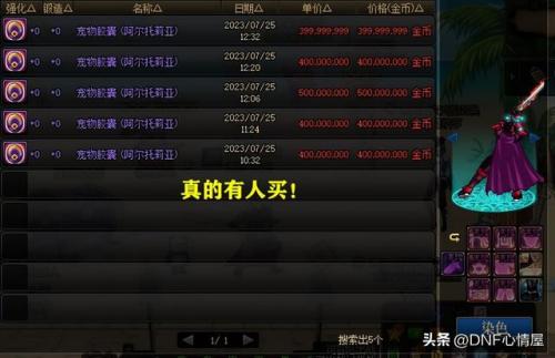 dnf拍卖行能买宠物吗(dnf二觉宠物现在还能得嘛)插图5
