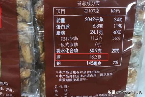 实物糖分含量排名前十(食物糖分高低排行榜)插图19