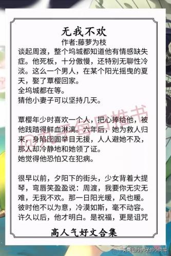 晋江年度小说排行榜(晋江小说言情榜top100)插图2