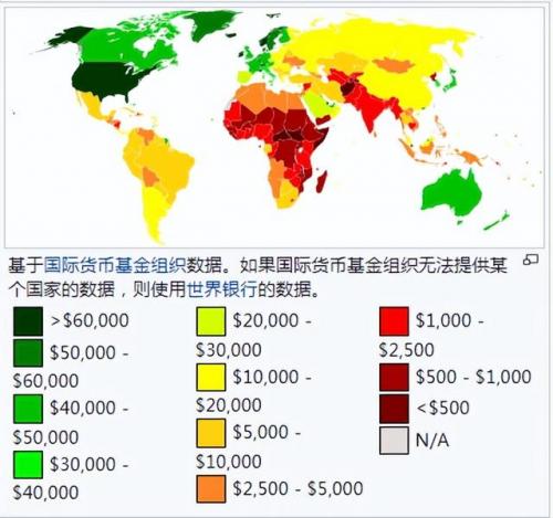 国家收入排行榜(世界各国人均工资)插图1