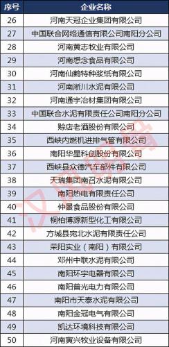南阳化学国企排名前十(南阳有哪几个央企)插图4